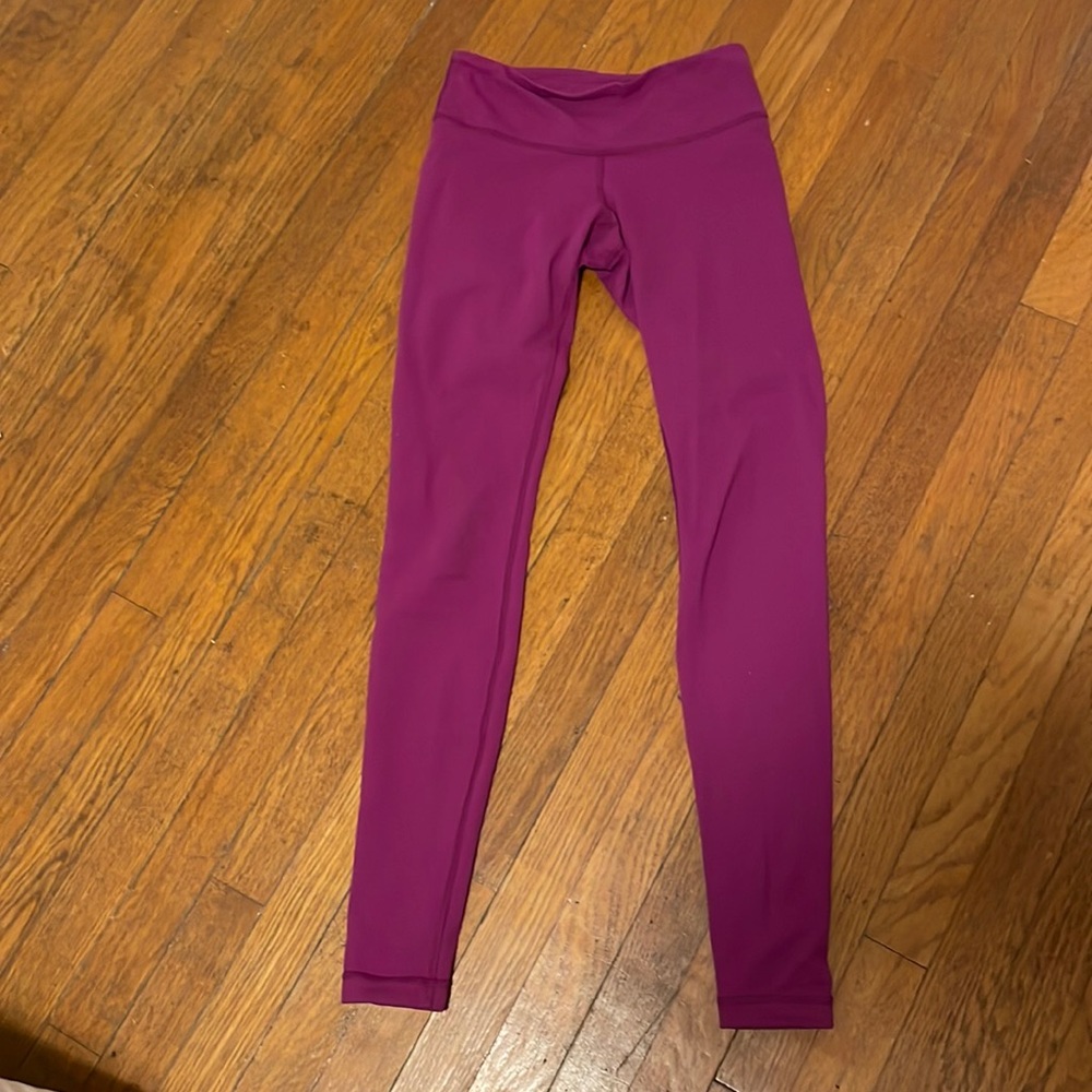 Lululemon Wunder Under Full Length - Deep Fuchsia